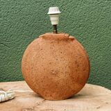 Terracotta lenticular lamp base