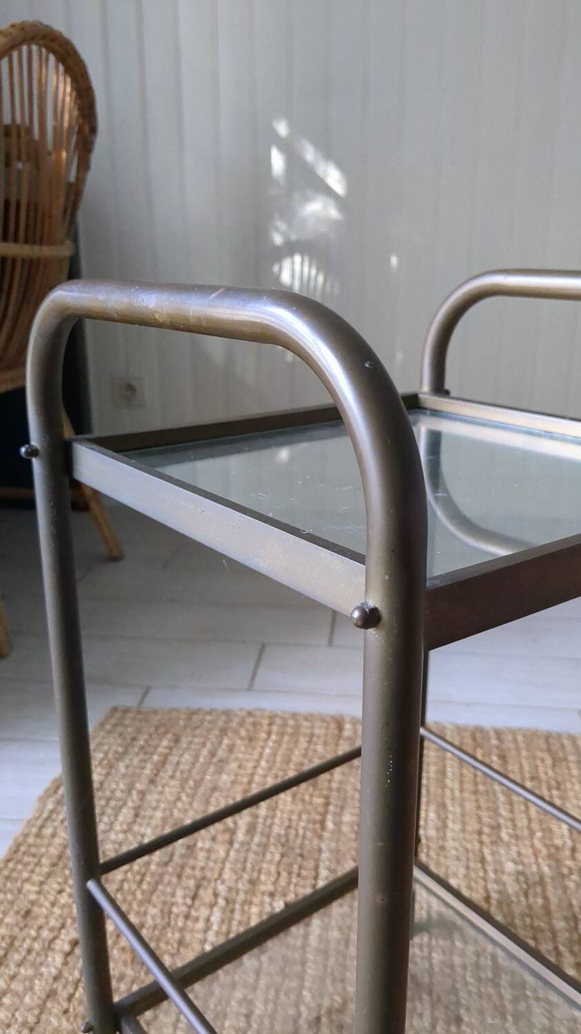 Old copper art deco selette from the 40s