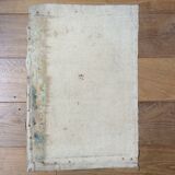 Painting oil on canvas portrait of man in moustache 1900