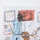 Jean-Michel Basquiat. Sérigraphie en couleurs numérotée. Années 1990.