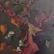 Painting oil on canvas still life bouquet