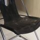 Ensemble de 4 chaises en cuir et chrome des années 1960
