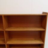 Vintage oak open bookcase