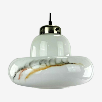 Suspension en verre space age design 60s