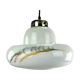 60s 70s lamp light hanging lamp glass ceiling lamp Space Age Design 60s