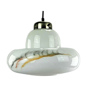 60s 70s lamp light hanging lamp glass ceiling lamp Space Age Design 60s