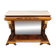 Console en marqueterie espagnole avec plateau en marbre du 19ème siècle