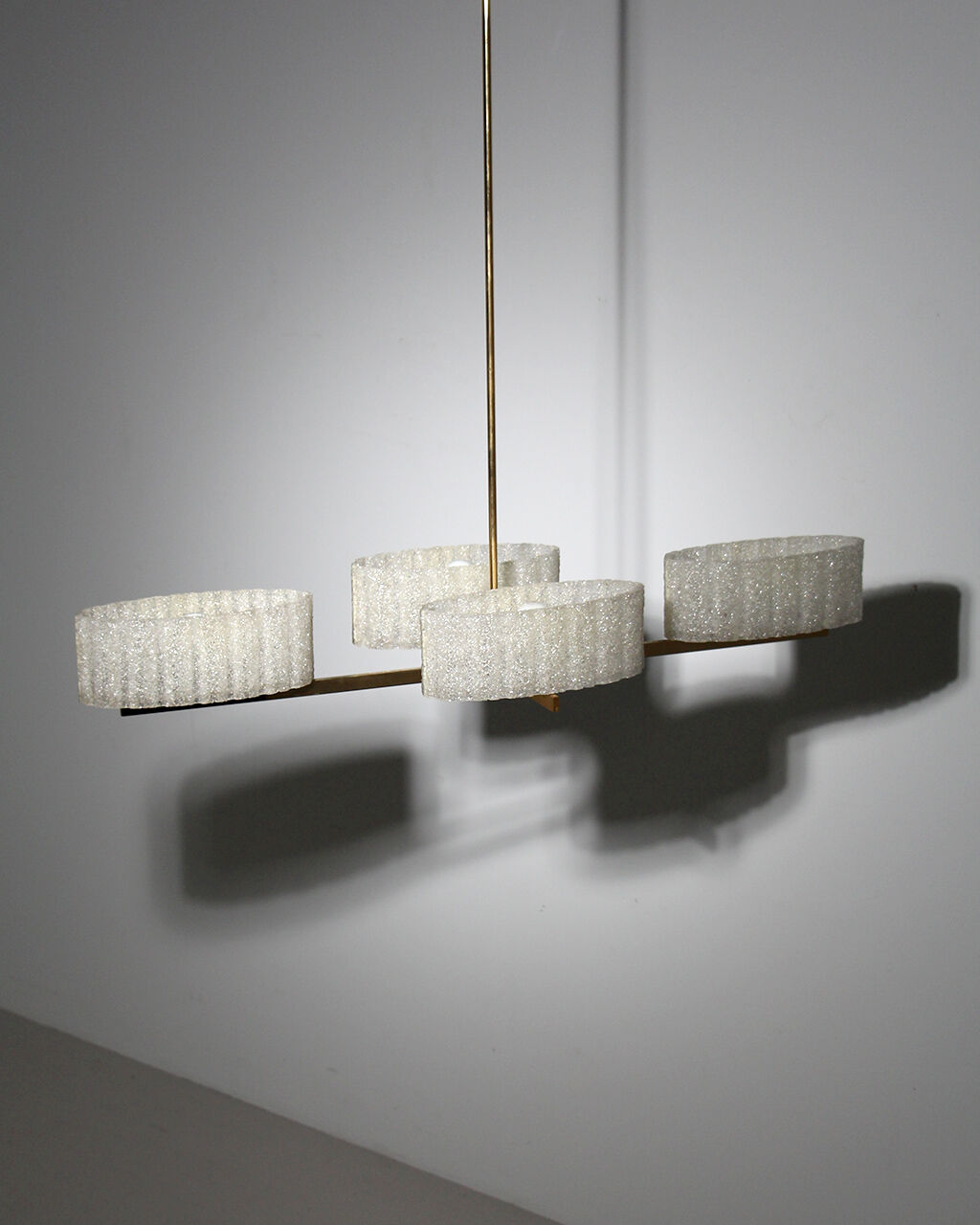 Pendant chandelier 1960 Arlus