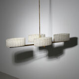 Pendant chandelier 1960 Arlus