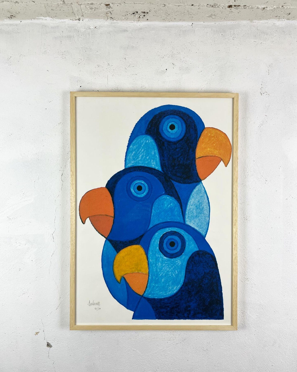 Parrot lithography Barbarossa