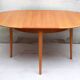 1960s round diningtable in cherrywood from LÜBKE