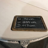 Table ronde patinée