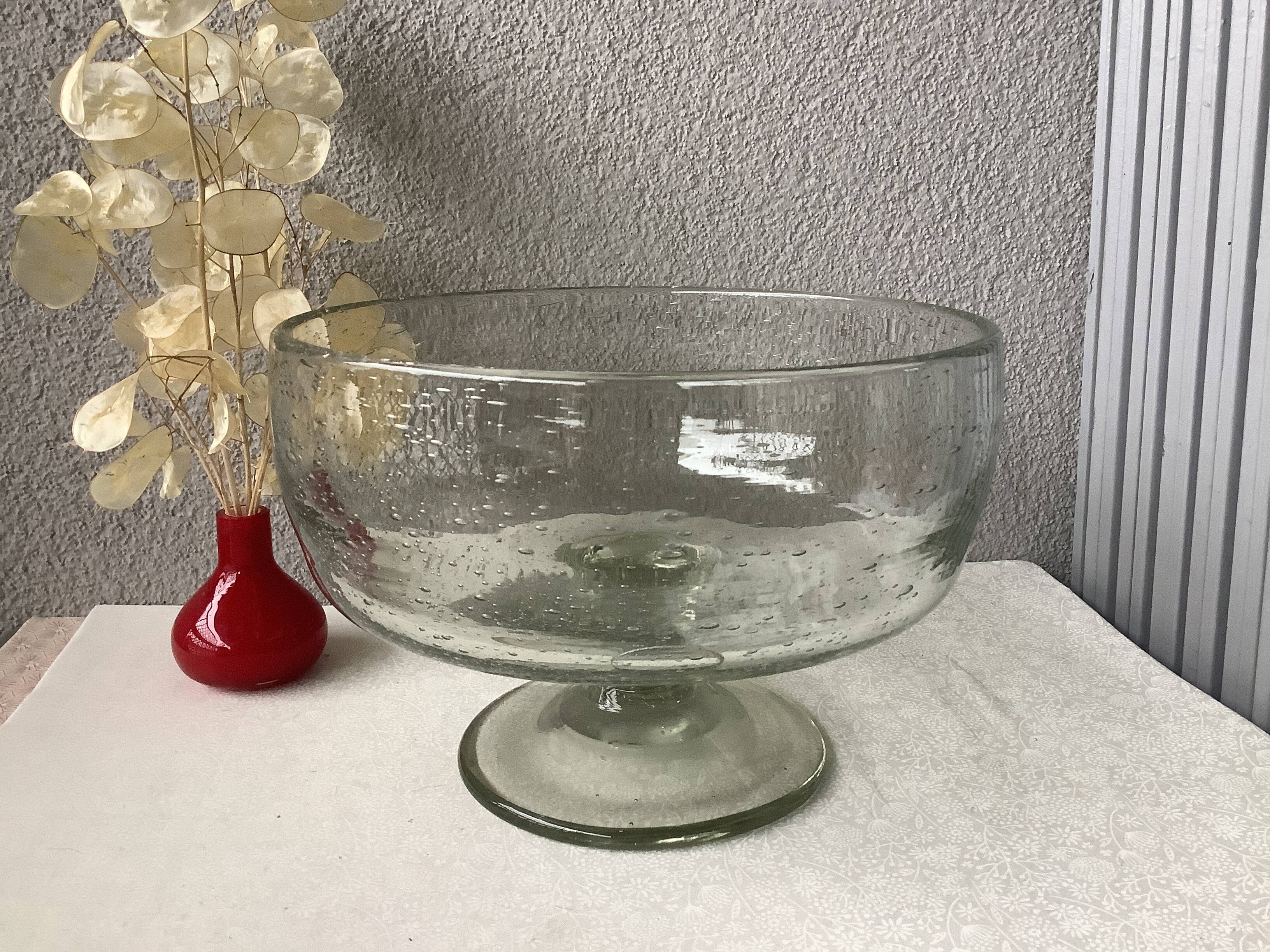 Biot sangria cup in artisanal bubble-blown glass