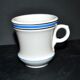 Sarreguemines coffee cups brulot in opaque china bistro.