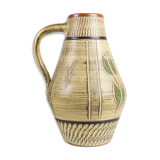 Vintage Ceramic Vase, West Germany, German pottery, Boho, Mid Century