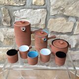 Coffee glazed terracotta