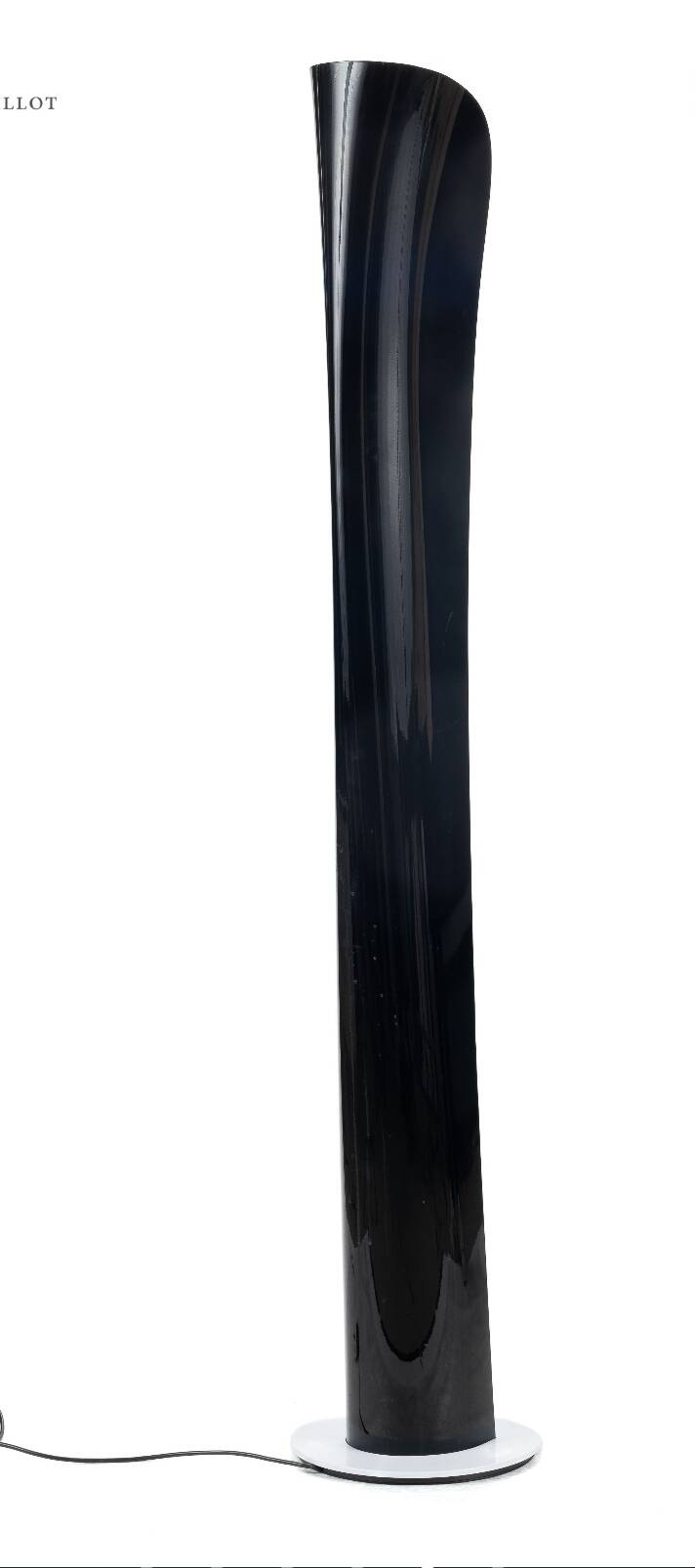 Karim rashid - cadmo led black metal floor lamp - for artemide