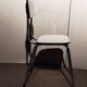 Paire de chaises formica blanches vintage
