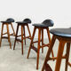 Rare Danish vintage design stools Erik Buch OD 61 Møbler