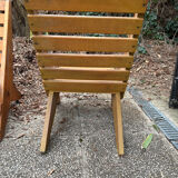 Wooden beach chair