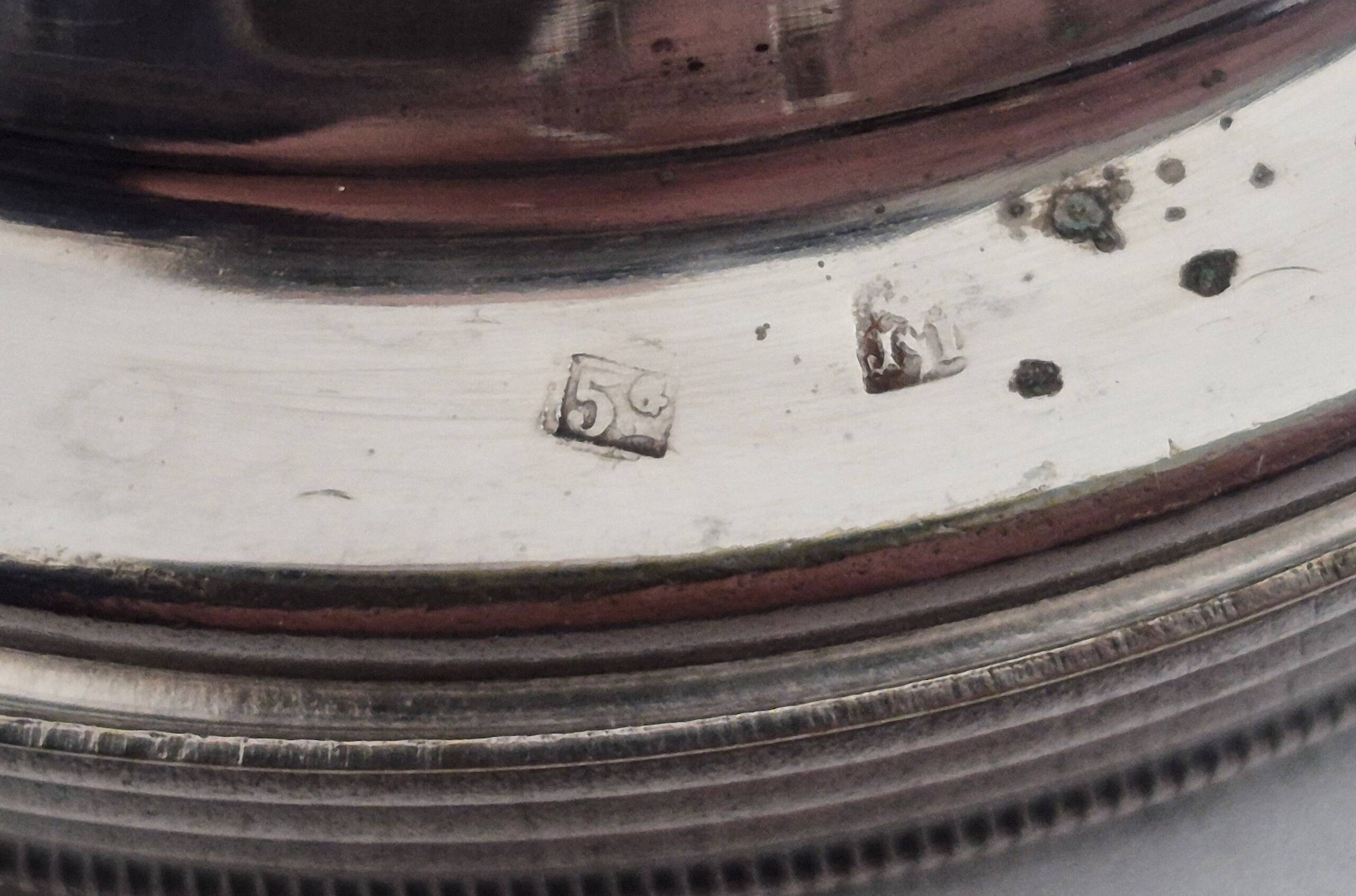 Silver-plated butter dish Coquillor