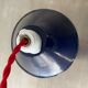 Lot 3 old blue conical enamel suspensions