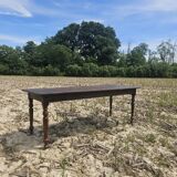 Table de ferme en noyer