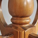 Column hanger in turned beech wood, 1970s