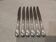 6 silver-plated metal table knives Christofle Marly 4 sharp blades