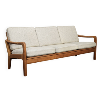 Mid-century Danish 3-seater sofa / daybed by Juul Kristensen (1970s)