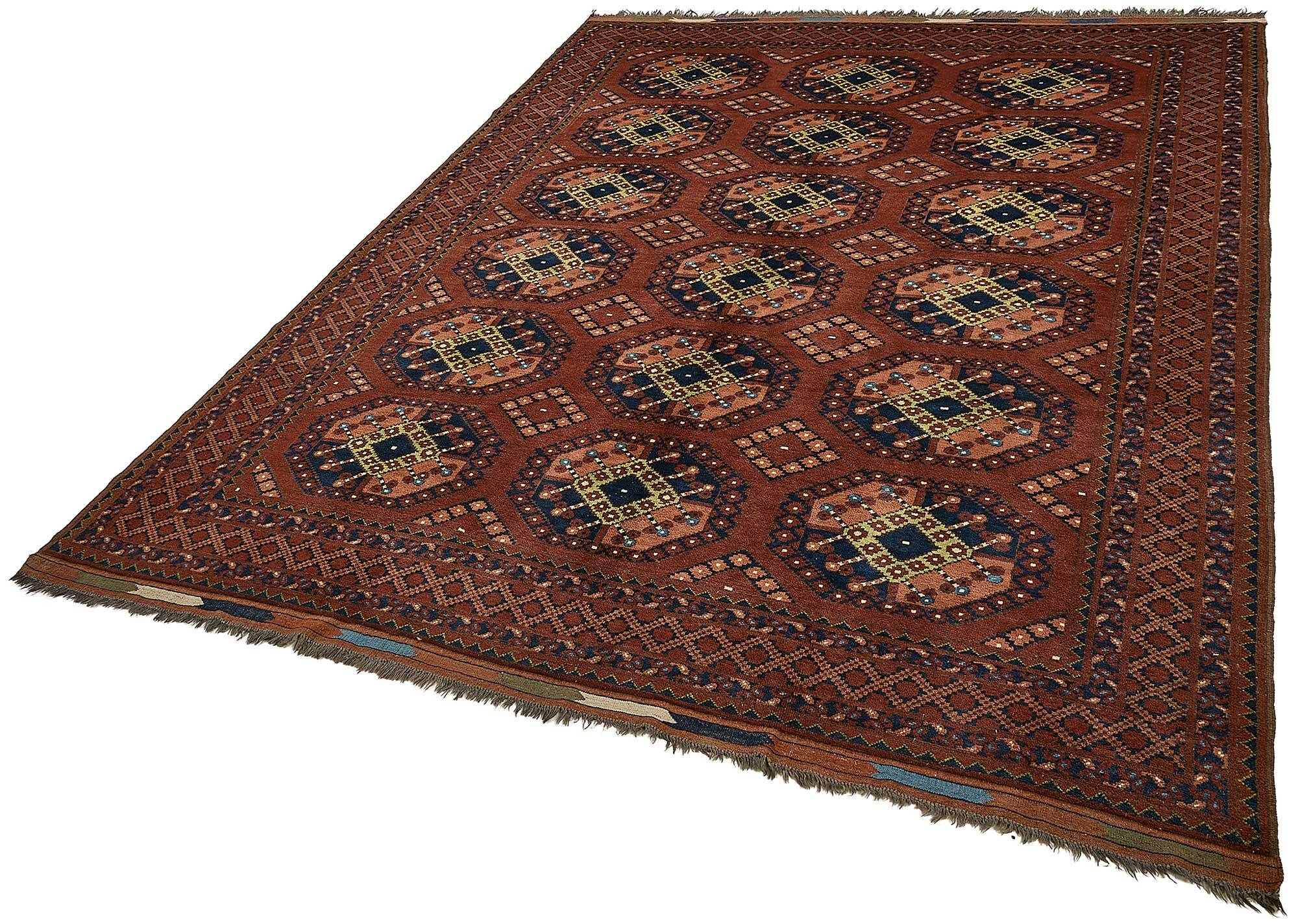 Turkish Handknotted Wool Oushak Rug 210 cm x 293 cm