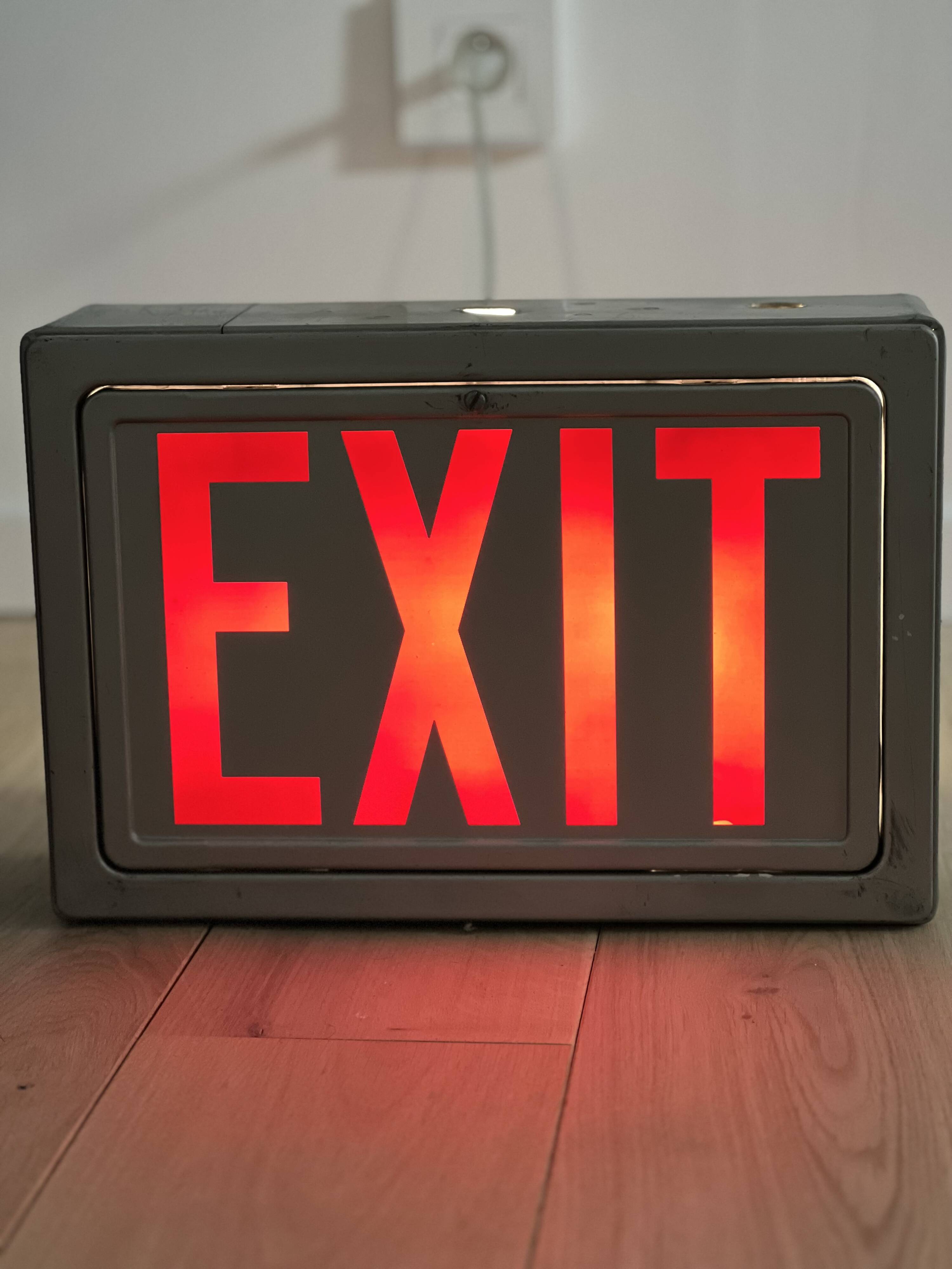 Vintage Exit Sign