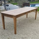 Solid oak farmhouse table 220cm x 75cm