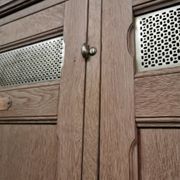 Wooden locker room bank of France period 1930
