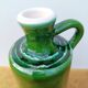 Bottle, vintage soliflore in enamelled terracotta