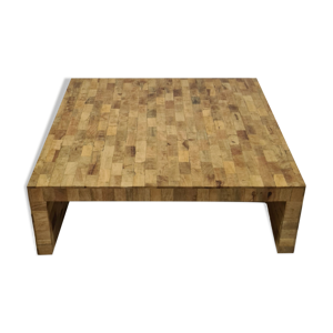 Table basse en parquet