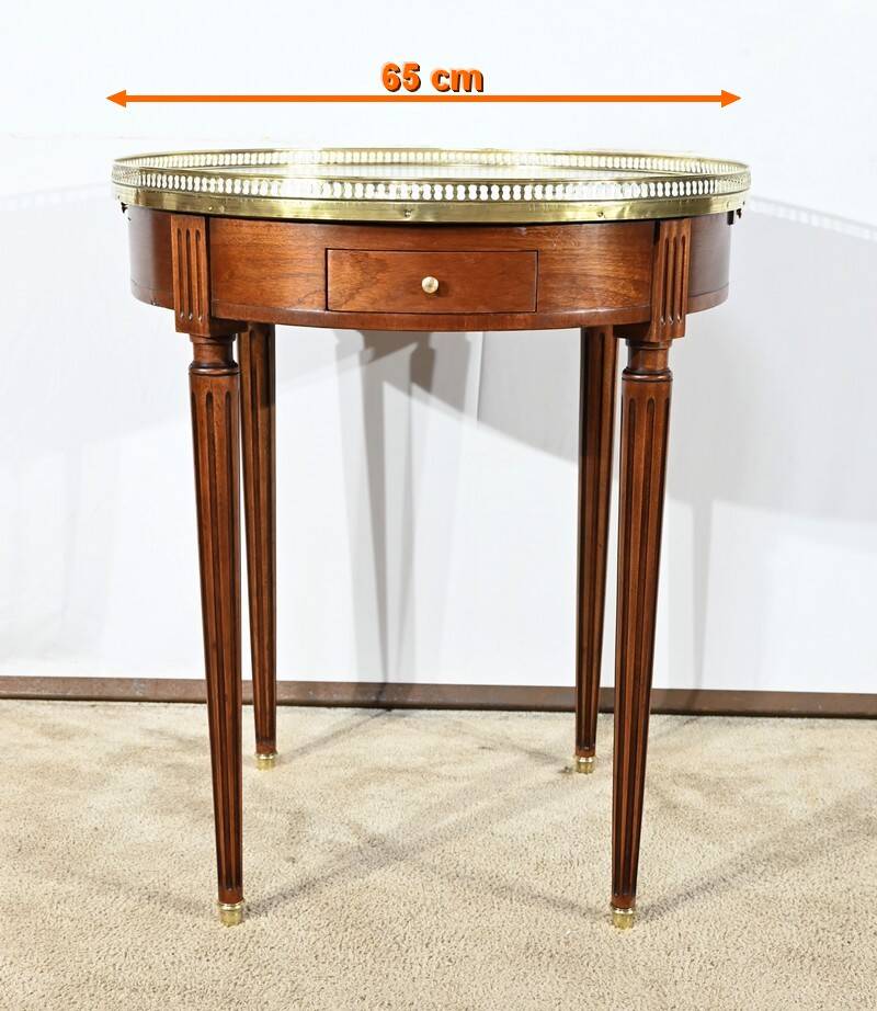 Mahogany Bouillotte Table, Louis XVI style – Mid 20th century