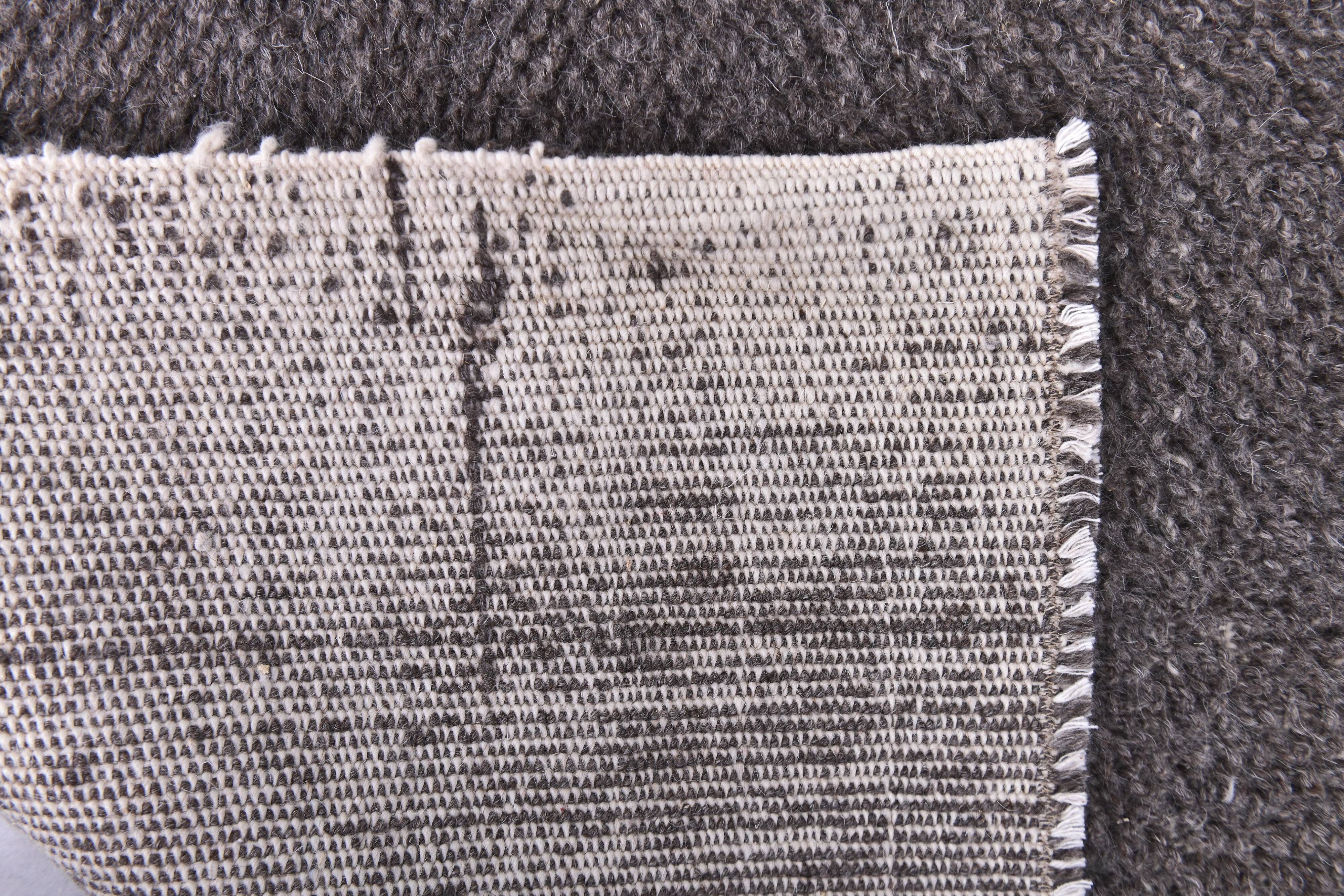 2x7 Brown Handmade Vintage Runner Rug, 64x212Cm