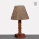 Lampe vintage en bois 1960