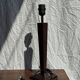 Vintage wooden designer lamp base H43
