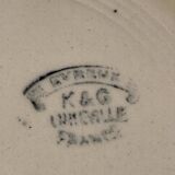 Set of 6 Luneville soup plates