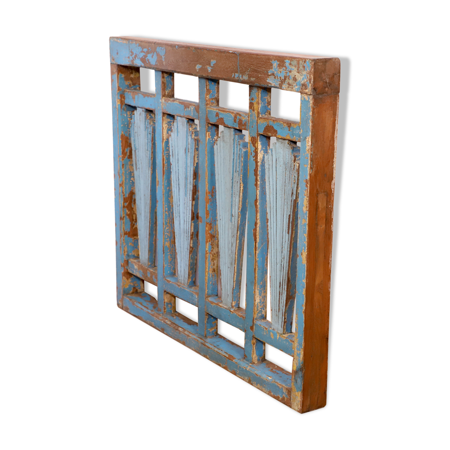 Old decorative panel - Art Deco railing in Burmese teak