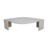Coffee table in travertine by Roche Bobois editions