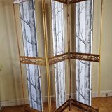 Old restyled metal screen, 3 shutters, 170 cm