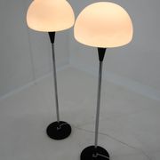 Pair of two floor lamps by Jaroslav Bejvl for Lidokov, 1960s