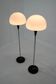 Pair of two floor lamps by Jaroslav Bejvl for Lidokov, 1960s