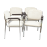 4 marcel breuer armchairs