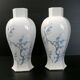 Paire de vases vintage 1960 porcelaine de Limoges