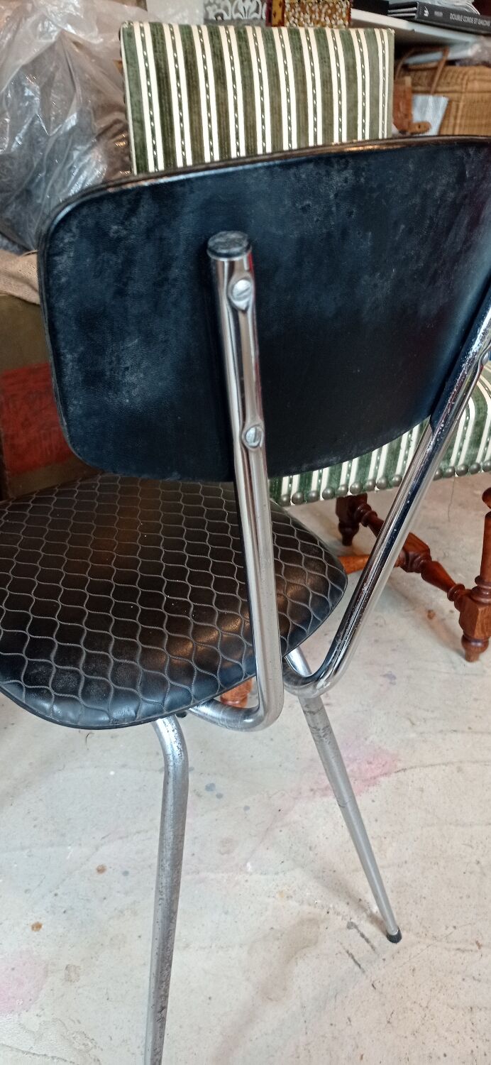 Leatherette chair 60