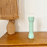 Vase en céramique graphique vert pastel